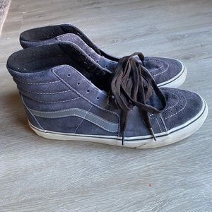 VANS sk8 hi blue suede size 12